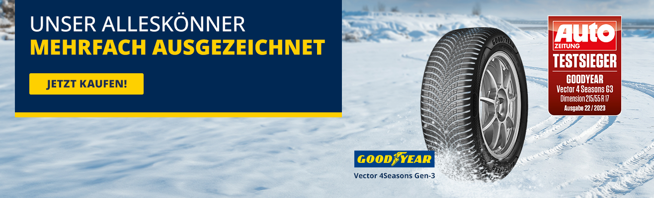 Goodyear Vector 4Seasons Testsieger 2023